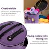 New Foldable Yarn Storage Bag Portable Crochet Bags with Shoulder Strap Crochet Tote with Handle for Knitting Supplies Crafting
