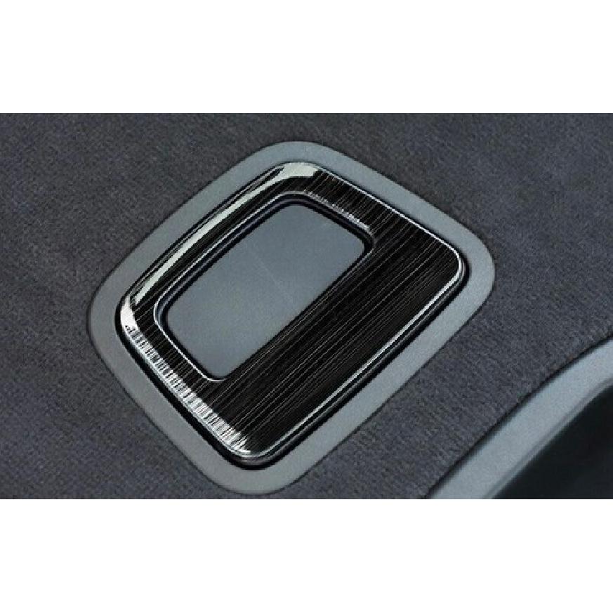 Rear Tail Box Board Handle Frame Trim Fit For Benz GLE Titanium Black -
