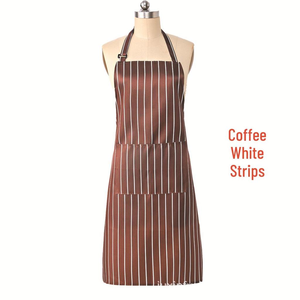 Long Anti-Fouling Chef Apron for Kitchen and Cafe Use