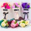 Soap Roses Flower Wedding Wall Home Garden Wreath Decor Festival Party Diy Gift Box Bride Bouquet Wrist Flower Accessories Cheap
