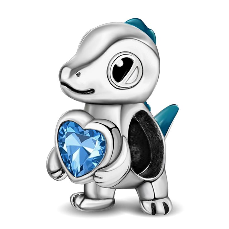 Copper Dinosaur Lizard Puppy Animal Series Bead Diy Bracelet Bangle Making Gift Of High Quality Fine Jewelry