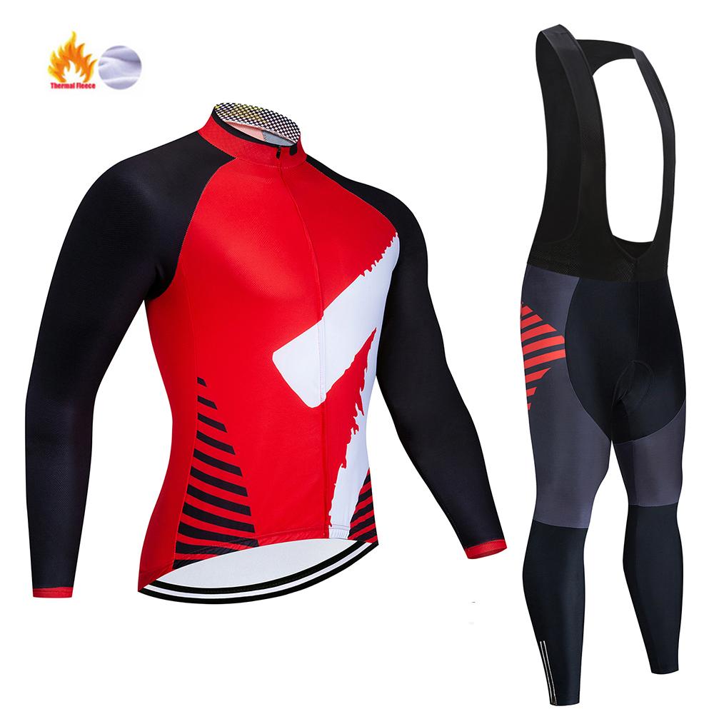2026 Winter New Cycling Jerseys Set MTB Bike Clothes Maillot Ropa Ciclismo Invierno Bicycle Thermal Fleece Cycling Clothing