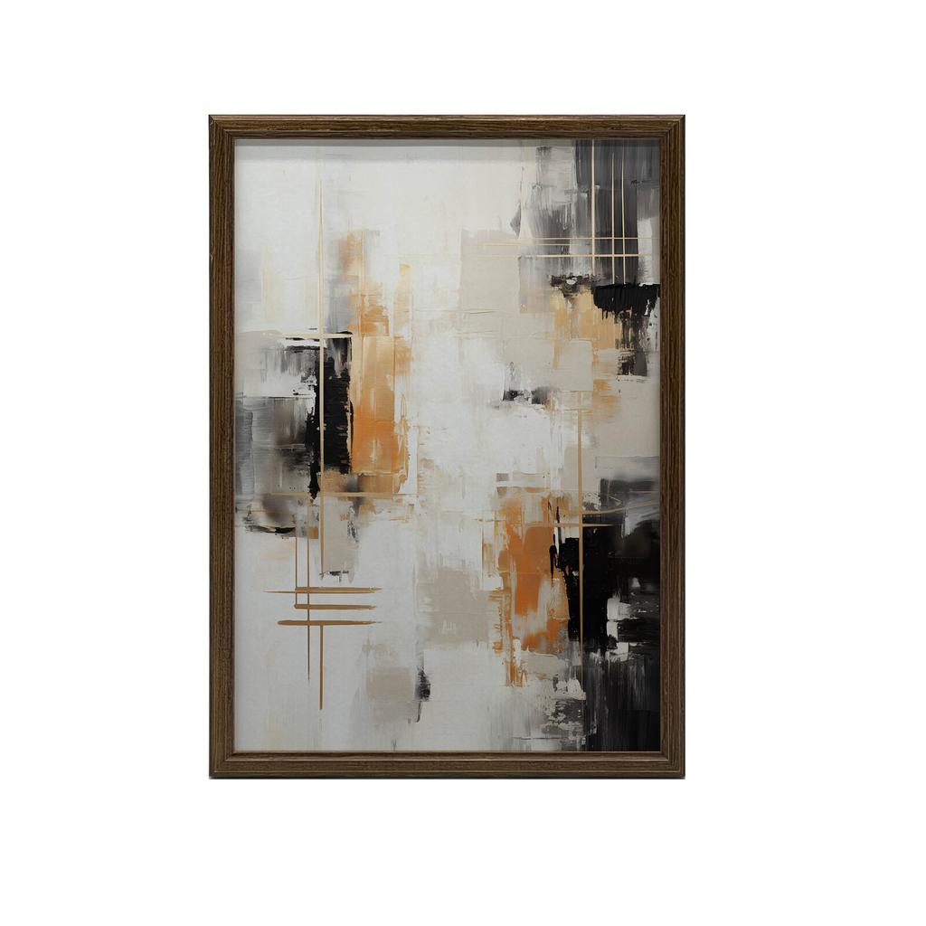 Industrialna Abstrakcja Industrialna Abstrakcja, 30X40 Cm, Bez Ramy, Płótno Premium Na Blejtramie