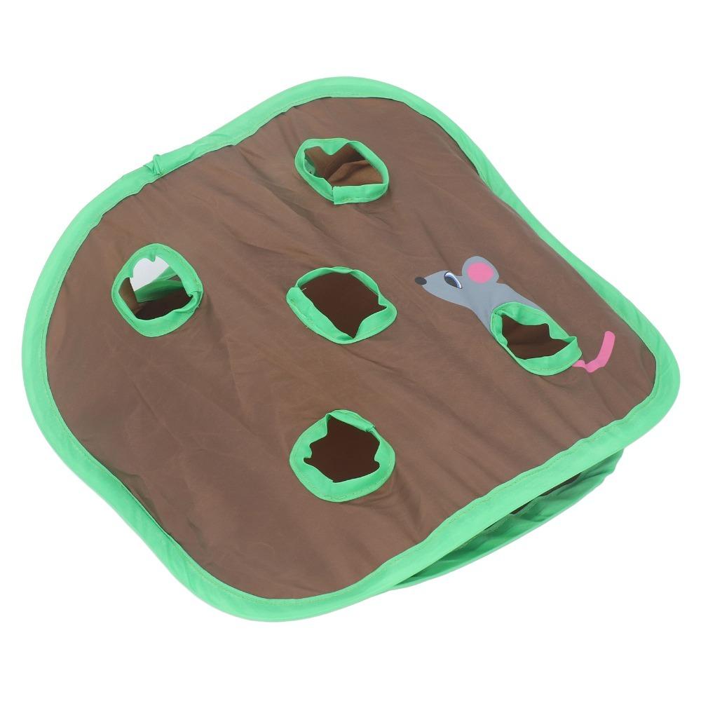 Bell Included Mouse Chasing Toy Collapsible Foldable Popup Cat Toy  Indoor Play