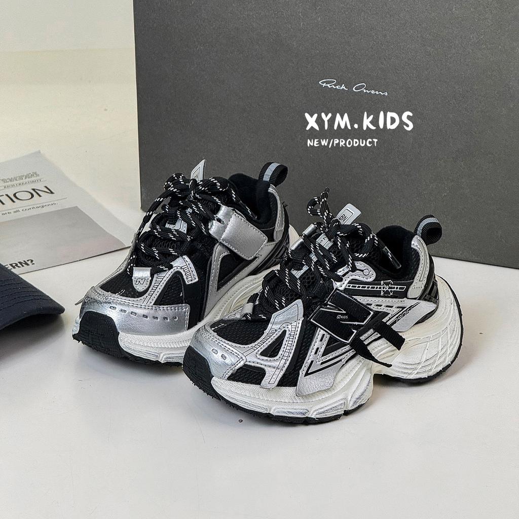 2025 Herbst neue Kinder Dad Schuhe Trend N Wort Joggingschuhe Mode Polnisch Herren- und Damen Sportschuhe