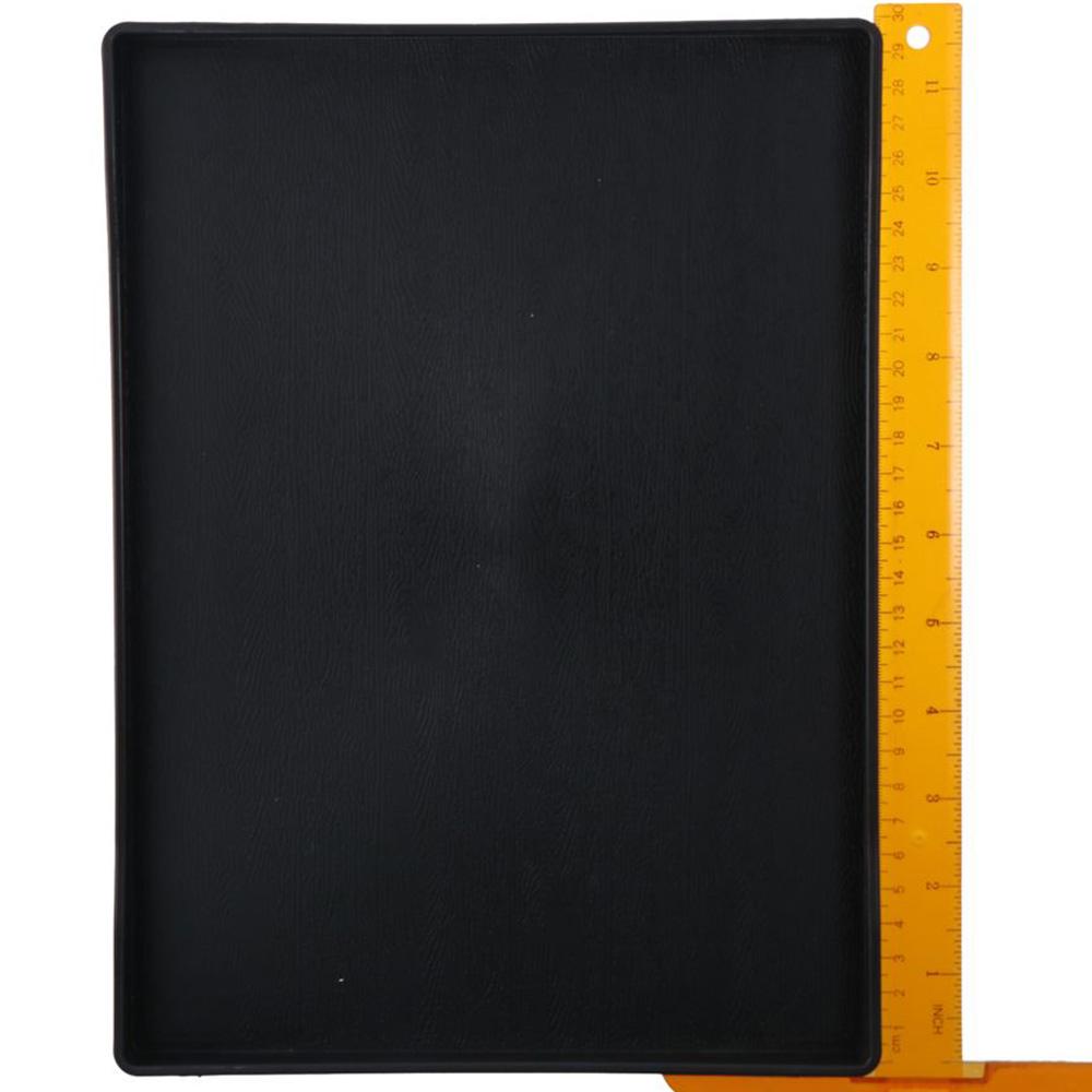 1 Pcs Plastic Large Plastic Tray Black Decorative Tray New Bed Table Tray  Bathroom