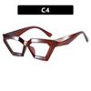 Women's Glasses, Thick-framed Polygonal Glasses, Fashion Glasses