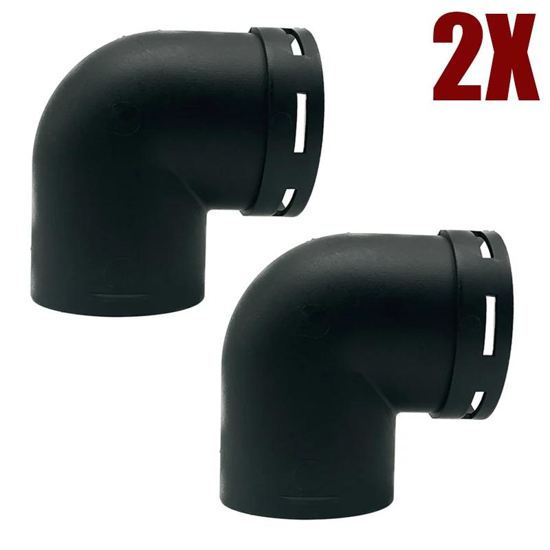 1/2/4/6X 60mm/2.36inch Diesel Parking Heater Air Vent Outlet L Shape Elbow Ducting Pipe Exhaust Connector Joiner Car Truck VAN