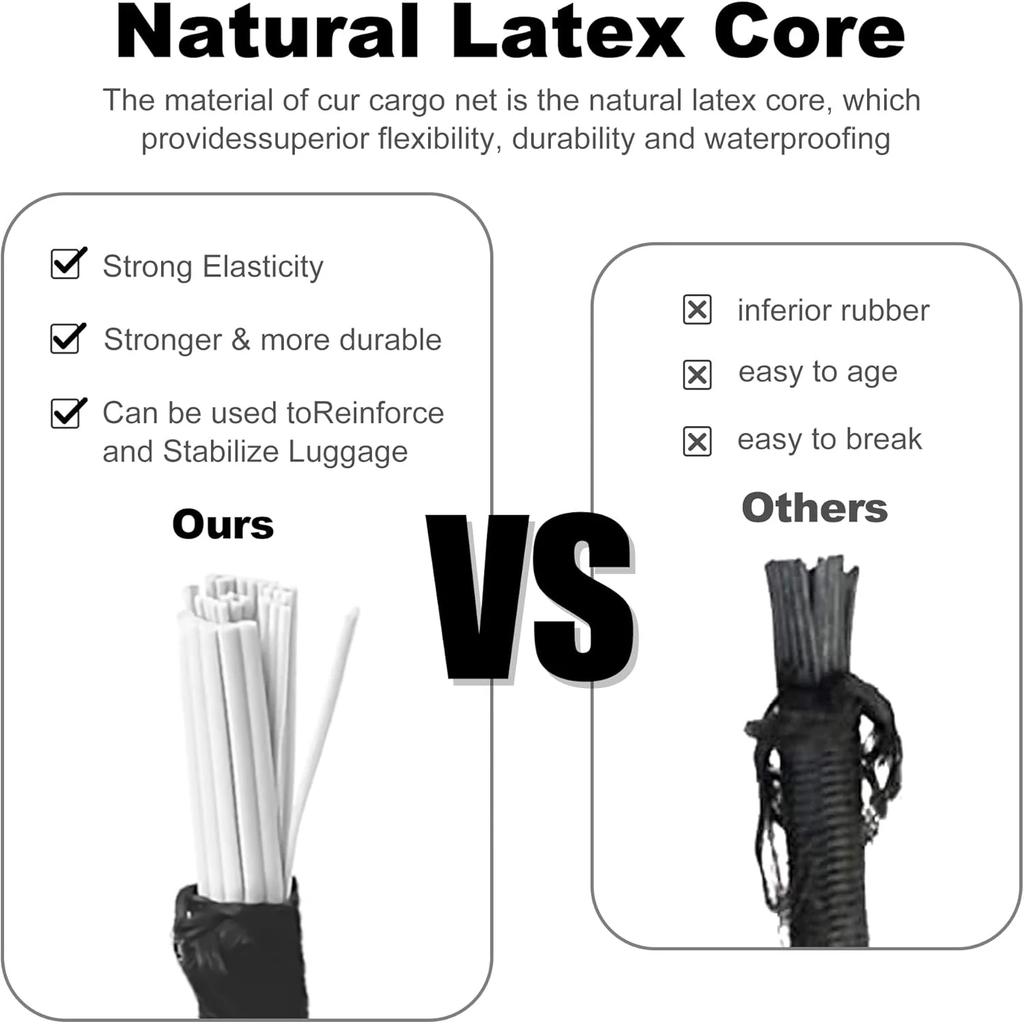 40*40cm Motorcycle Luggage Net Bike 6 Hooks Hold Down Fuel Tank Luggage Mesh Web Bungee Black Motorcycle Bike Car Styling 30*30