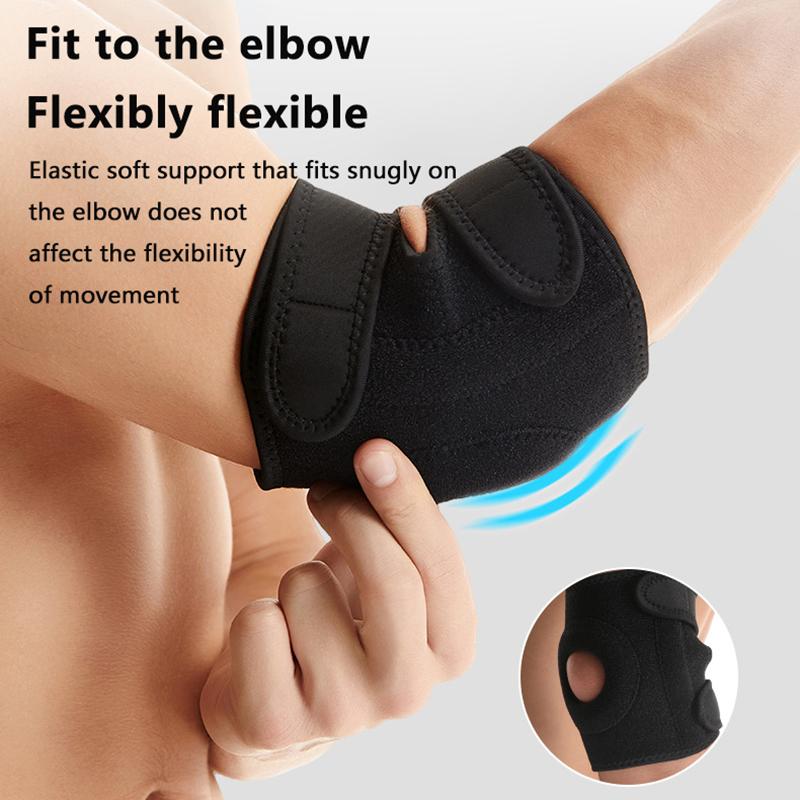 1 Stück Verstellbare Ellbogenstütze Bandage Tendinitis Frauen Männer Tennis Schoner Ellbogen Schmerzlinderung Bandage Ellbogenschiene Stabilisator