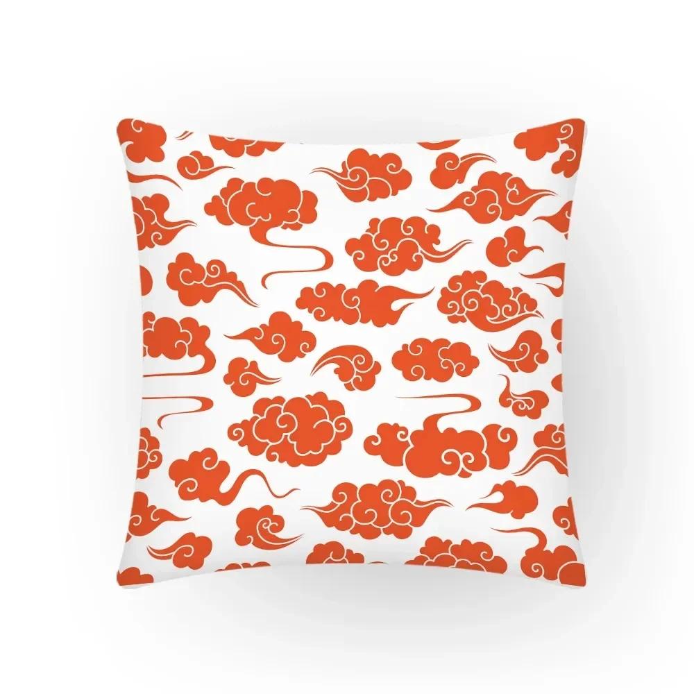 Luxury Home Decoration Cushion Cover Chinese Style Ink Painting Clouds Simple Decoration Office Sofa Cushion Cover