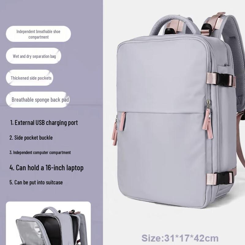 

Li Shen Women s Upgraded Travel Backpack