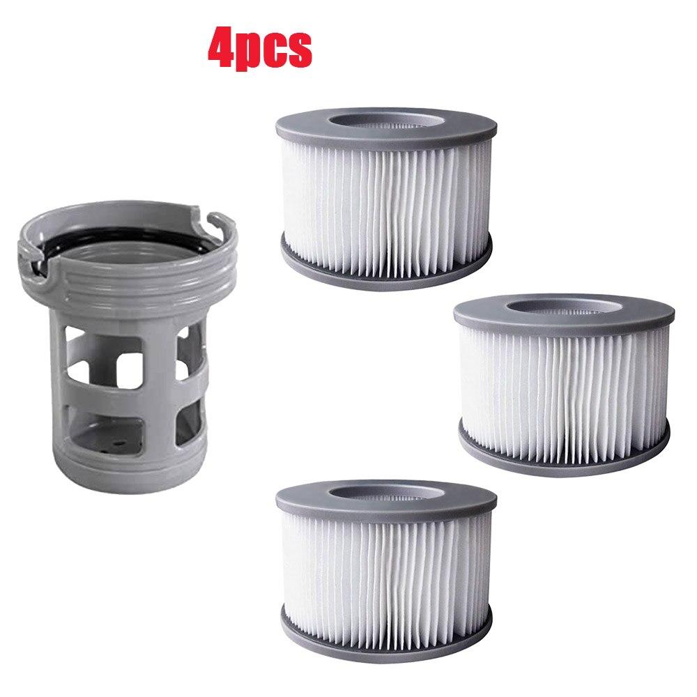 Accessories for Mspa Hot Tubs Suitable for All MSpa Models from 2020 Screw-in Base Adaptor+Screen filter+Pool Filter