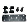 Table Mounted Storage Panel for Office Tables and Craft Stations with Screw Brackets for Parts, Cables and Storage Supply