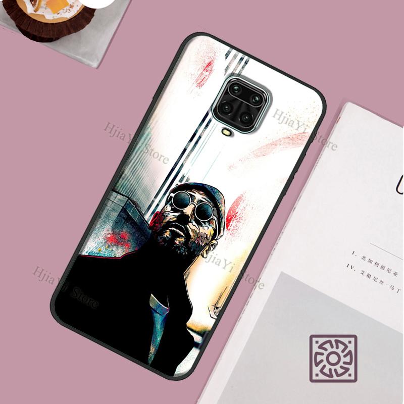 Leon The Professional For Redmi 10 9 9A 9C 9T Funda For Redmi Note 10 Pro 10S 9S 11S Note 9 8 11 Pro Soft Case