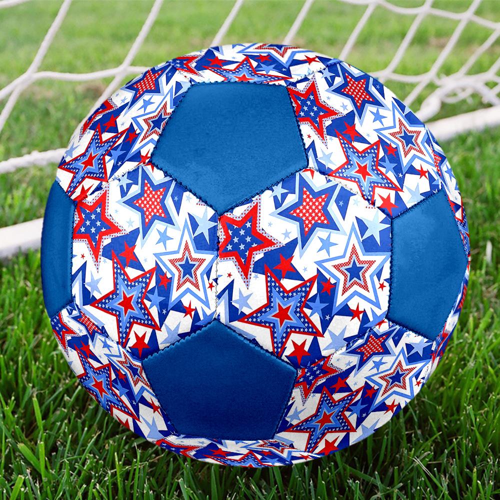 1PC American Flag Stars Soccer Ball Size 5 Football Machine Sewn Indoor/Outdoor Universal Football W128