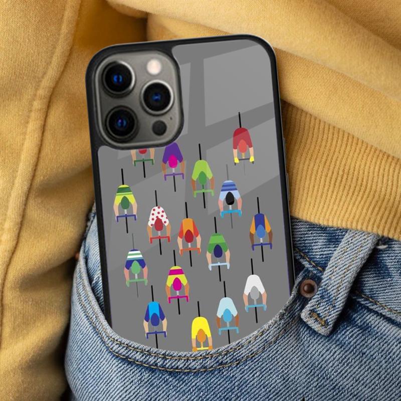 Mountainbike Fahrrad MTB Magnetische Weiche Handyhülle für iPhone 16 Promax 15 Pro 13 14 Plus 11 12 Mini MagSafe Hülle