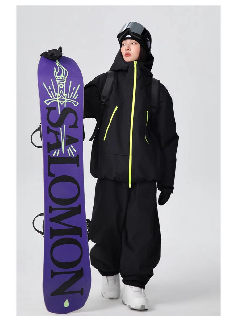 Eisgrad Wasserdichter Skianzug: Warm, Samtgefüttert für Damen und Herren, Ideal für Herbst-/Winter-Outdoor-Aktivitäten