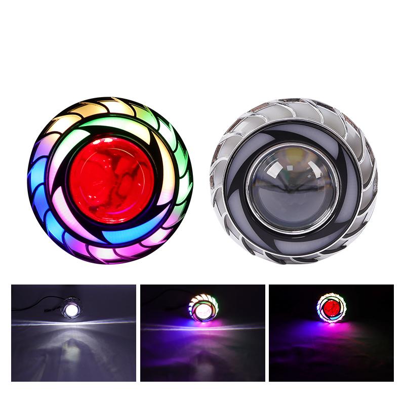 

Универсальное оборудование для мотоциклов, сигнальная лампа «ангельский глаз», RGB, мигающий тормозной хвост, задний светодиодный светильник для мотоцикла, аксессуары для мотоциклов 2 pieces