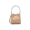 Charlie 26 Solid Morandi Color Series Knob Leather Bucket Bag Crossbody Shoulder Bag Medium Women Bags Oatmeal 55200-LHTAU