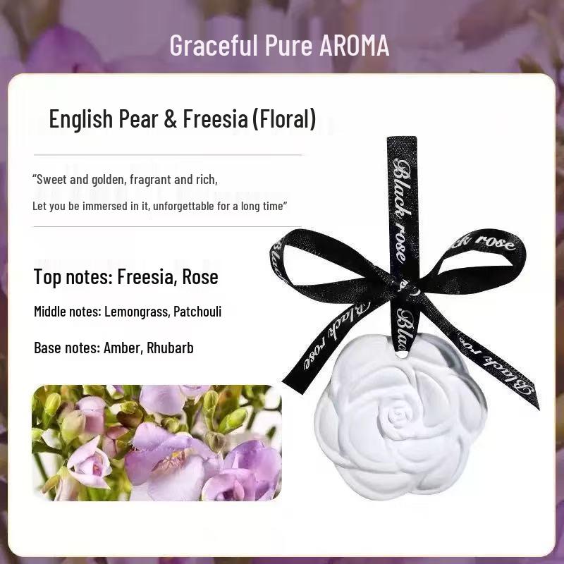 Camellia Aromatherapy Wardrobe & Car Scented Pendant with Free Shipping