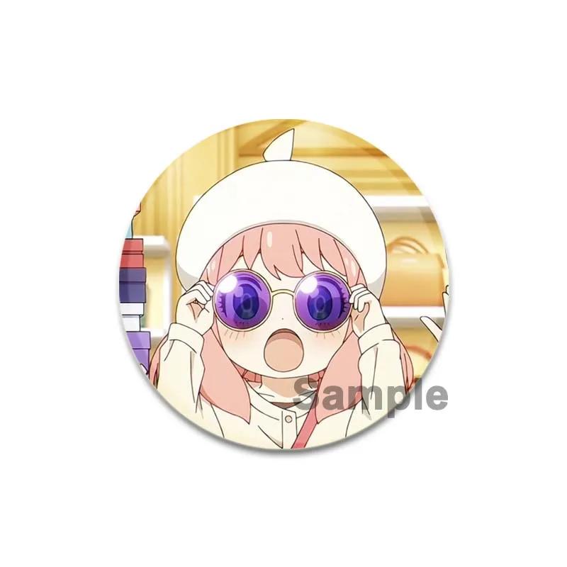 32/44/58mm SPY X FAMILY Enamel Pin Cute Anime Brooches Anya Forger Cute Head Lapel Pins Cartoon Badge Backpack Hat Jewelry Accessories Gift