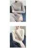Women's Knitwear Sweater: Half-High Neck, Slim Fit Long Sleeve Top for Autumn/Winter