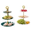 European Multi-Layer Candy Plate Wedding Ktv Living Room Creative Fruit Plate Dried Fruit Plate Refreshment Plate Three-Layer Fruit Plate