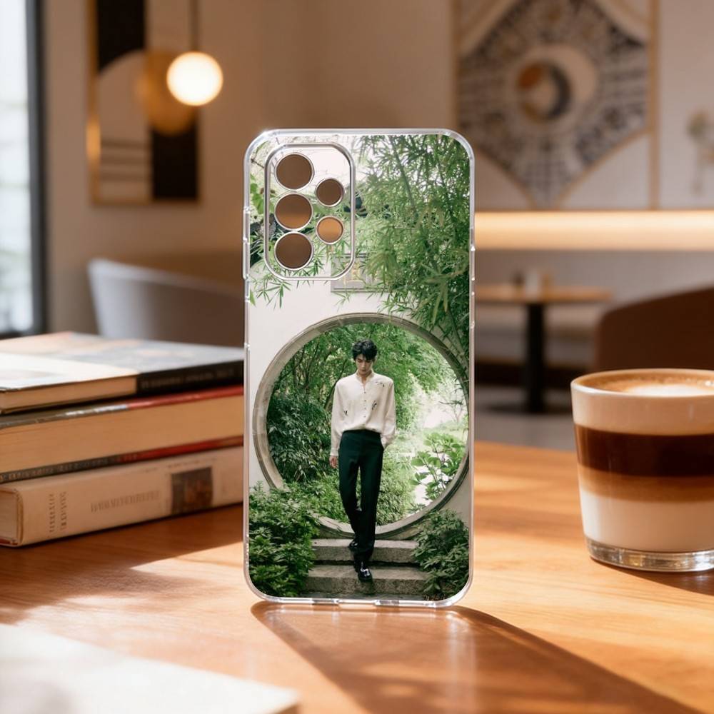 Z-Zhang L-Ling H-He Phone Case Transparent Silicone Soft For Samsung S25,S24,S21,S22,S23,S30,Ultra,S20,Plus,Fe