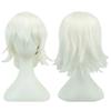 Parrucca Cosplay Corta Sintetica Unisex 12 Pollici per Festa BOB con Frangia Rosa Biondo Arancione Costume di Halloween Parrucca Lolita