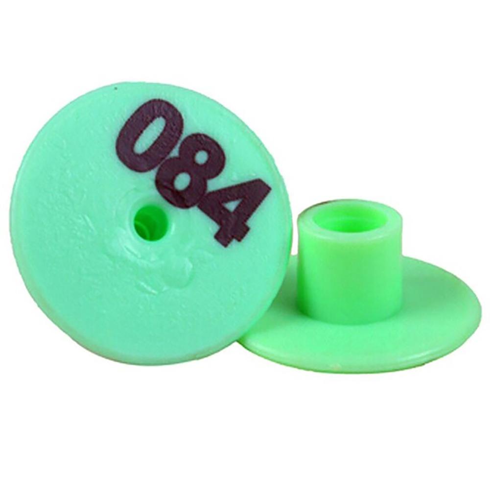 100Pcs Thicken Ear Tag with Number Signage Label Marker Plate for Cow Pig Goat Sheep