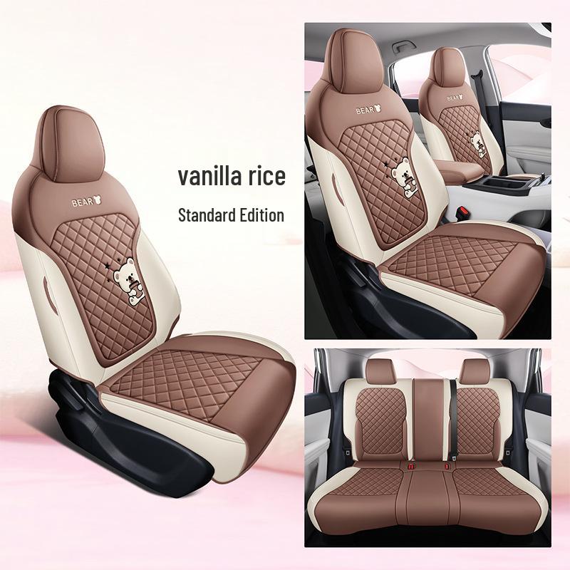 2026 Geely Galaxy Xingyuan Freedom Edition Car Seat Cover - 410 km Range, All-Season, Full Coverage, Cartoon Design.