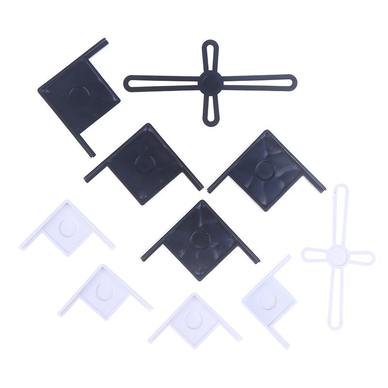 4Pcs/Set Anti-Collision Fish Tank Corner Protector Adhesive Free Protective Cover Safety Bumper Aquarium Fish Tank Accessories