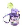 Cartoon Childrens Water Bottle With Carry Strap Made Of Pc For Kids Gift