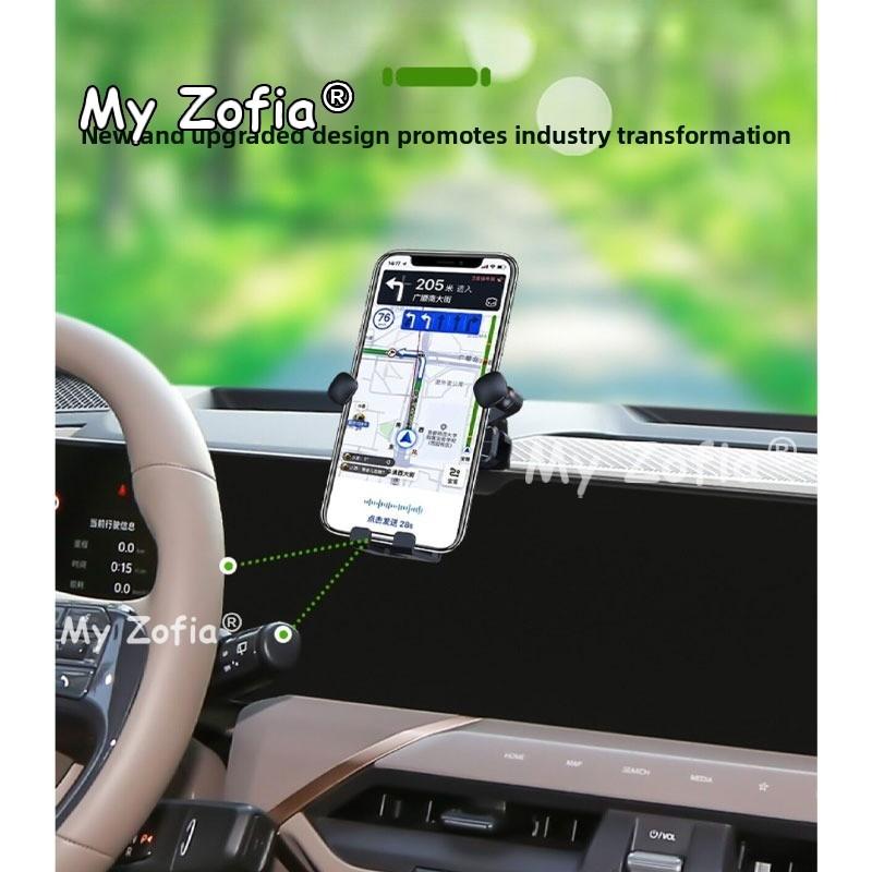 Car Phone Stand Holder Stable Hands-Free Driving Navigation Mount Bracket Interior Protector Accessories For KIA EV5 2025 2026