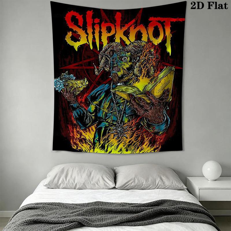 Slipknot Band Wall Tapestry Tapestry Wallmounted Background Cloth Home Decor Homestay Soft Decoration Tapestry Soft