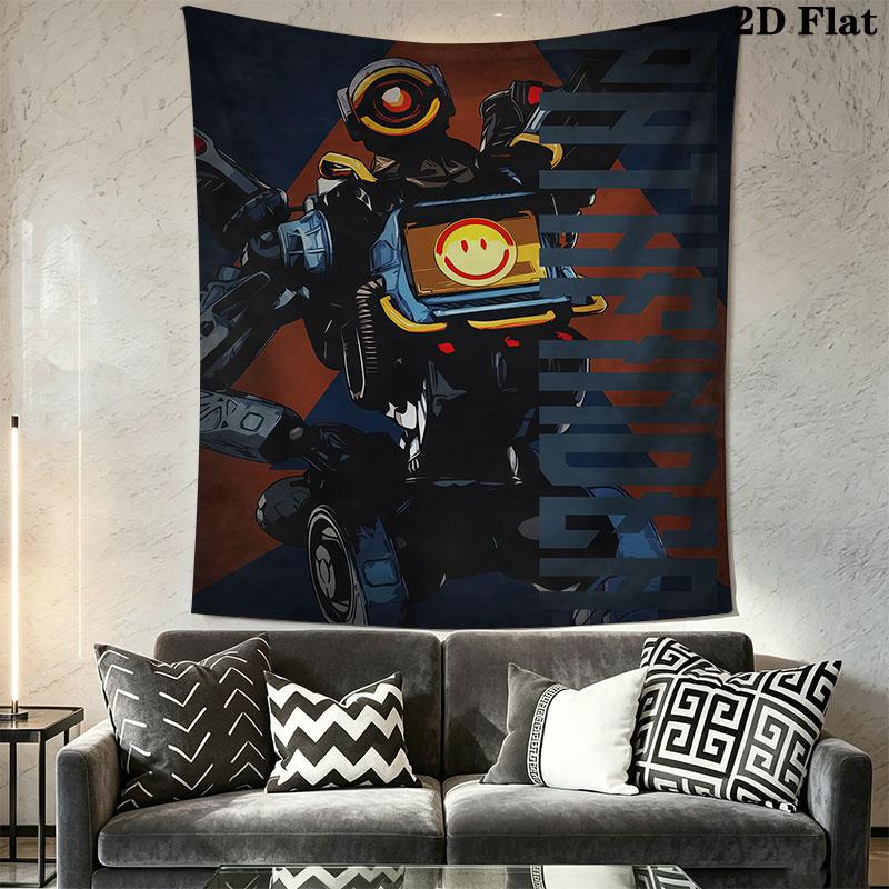 Characters of Apex Legends Wall Hanging Printed Fabric Blanket Decorative Tapestries for Bedroom Living Room Home Decor