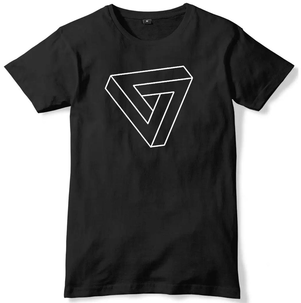 Triangle Illusion Art Unisexs Funny Unisex Tshirt
