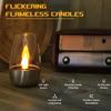 Solar Outdoor Candle LED Night Light Suitable for Indoor Desktop Step Decoration Garden Lawn Guardrail Street Stairs Steps Party