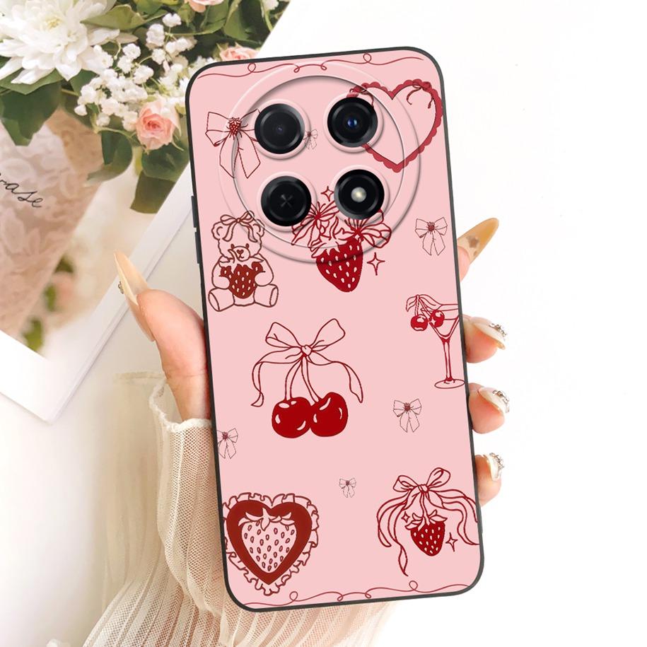 Case For Huawei Nova 12i 13i Shockproof Cover Lovely Cartoon Cat Soft Silicone Funda For Huawei Nova12i Enjoy 70 Pro Phone Shell