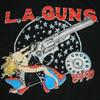 Vintage LA GUNS 1989 COCKED LOADED Tour T-shirt Black E683