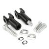 2.25" Passenger Foot Pegs Support Mount Footrest Clevis Kit for Harley Softail Fatboy Heritage Softail FXST 2000 2001 2002-2006