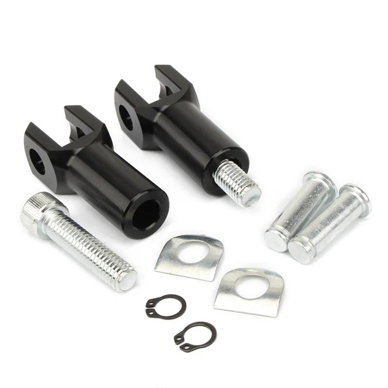 2.25" Passenger Foot Pegs Support Mount Footrest Clevis Kit for Harley Softail Fatboy Heritage Softail FXST 2000 2001 2002-2006