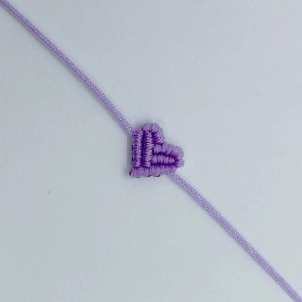 Handarbeit Handgestrickt Pfirsich Herzförmig Glücksbringend Rotes Seil Armband Verstellbar Damen Beste Freundin Anhänger Einfach Herren Paar Liebende Geschenk