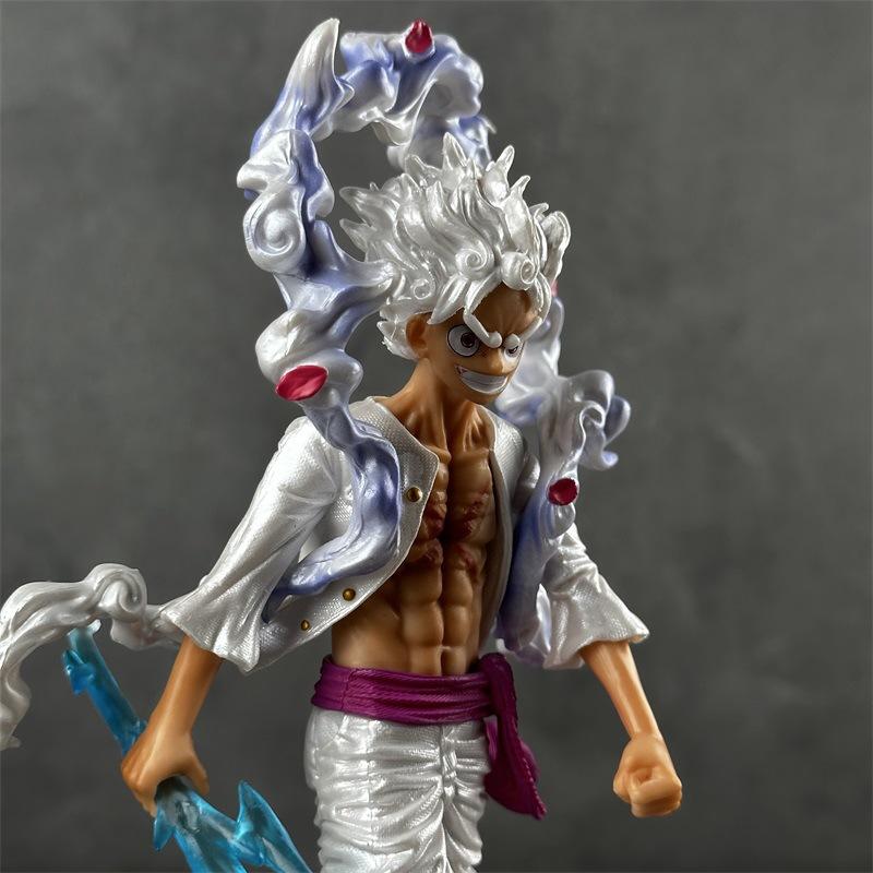 23cm One Piece Monkey D Luffy Gear 5 Action Figure PVC GK Statue Anime Collection Model Desktop Decorative Toy For Anime Fans