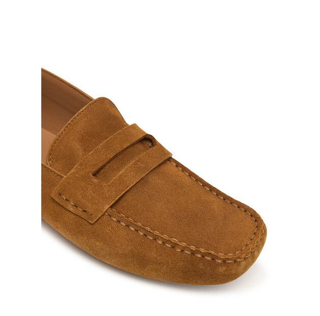 Calvin Klein Square Driver Suede Moccasins