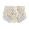 Ladies Summer Bear Print One Piece Ice Silk No Trace 10A Antibacterial Mid Waist Briefs