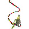 Hanging Hooks Bird Stand Colorful Beads Birds Accessory Colorful Swing Cage Hanging  Perching Rest