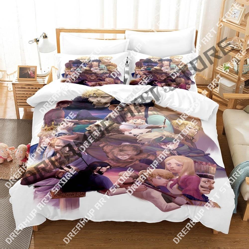 3D Print VINLAND SAGA Bedding Set Single Twin Full Queen King Size Bed Set Aldult Kid Bedroom Duvetcover Sets 3D Anime