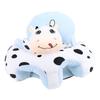 Infant Support Seat with Two Handles Comfortable Plush Cartoon Anti Slip Bottom Infant Learning